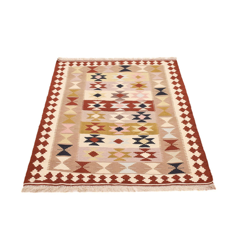 Kelim-tæppe - orientalsk - 148 x 111 cm - flerfarvet
