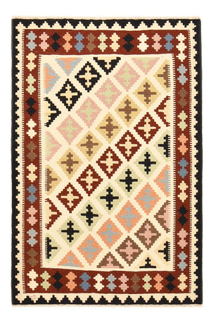 Kelim-tæppe - orientalsk - 153 x 102 cm - flerfarvet