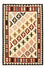 Kelim-tæppe - orientalsk - 153 x 102 cm - flerfarvet