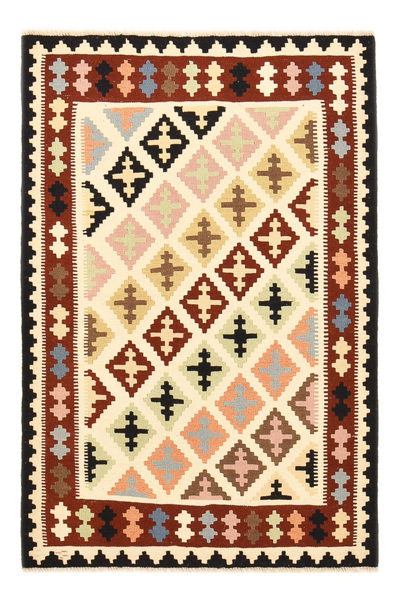Kelim-tæppe - orientalsk - 153 x 102 cm - flerfarvet