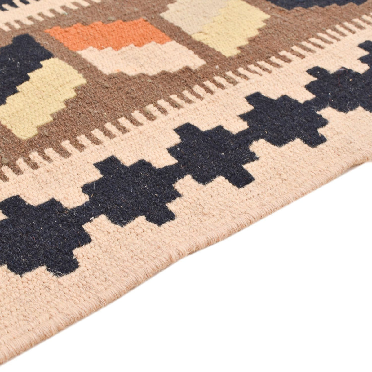 Kelim-tæppe - orientalsk - 152 x 100 cm - flerfarvet