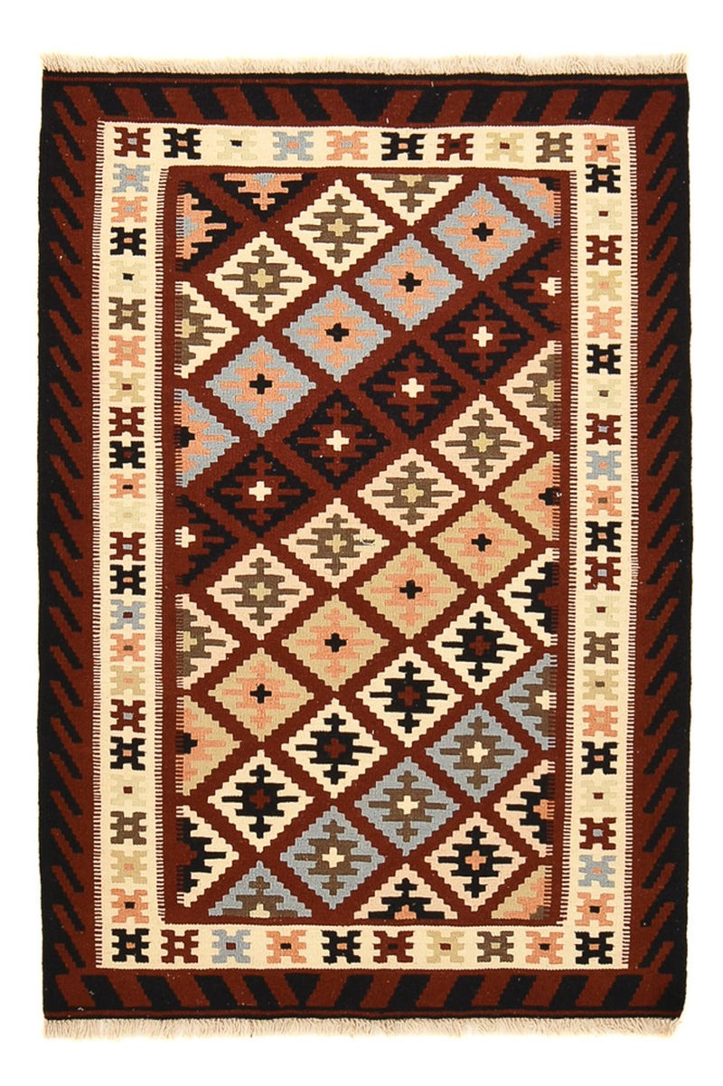 Kelim-tæppe - orientalsk - 146 x 102 cm - flerfarvet