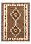 Kelim-tæppe - orientalsk - 147 x 104 cm - flerfarvet