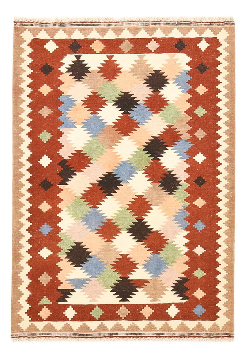 Kelim-tæppe - orientalsk - 150 x 105 cm - flerfarvet