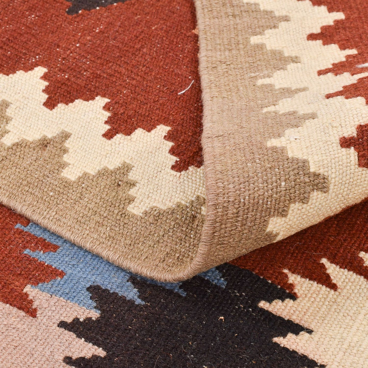 Kelim-tæppe - orientalsk - 150 x 105 cm - flerfarvet