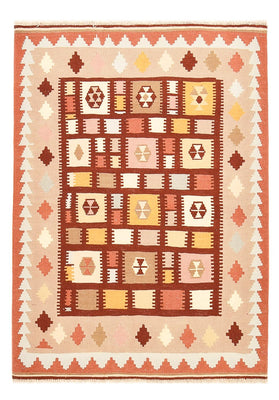 Kelim-tæppe - orientalsk - 147 x 103 cm - flerfarvet