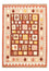 Kelim-tæppe - orientalsk - 147 x 103 cm - flerfarvet