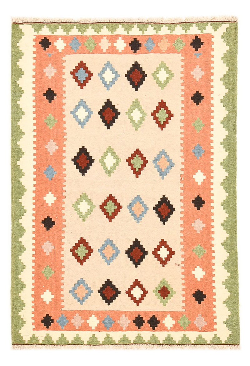 Kelim-tæppe - orientalsk - 150 x 102 cm - flerfarvet