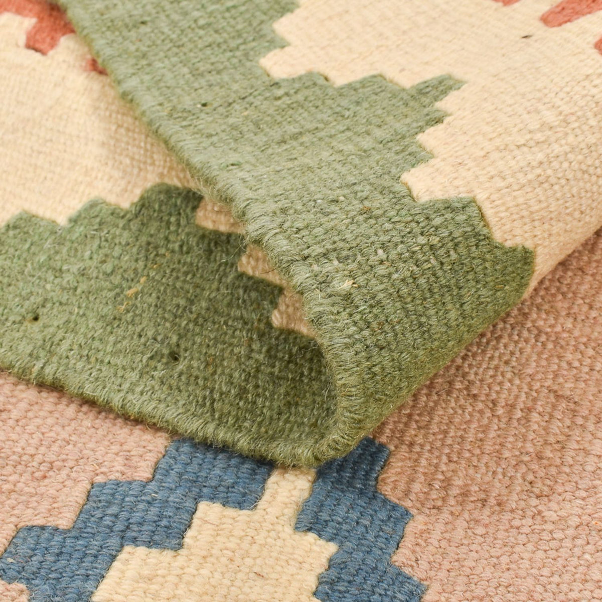 Kelim-tæppe - orientalsk - 150 x 102 cm - flerfarvet