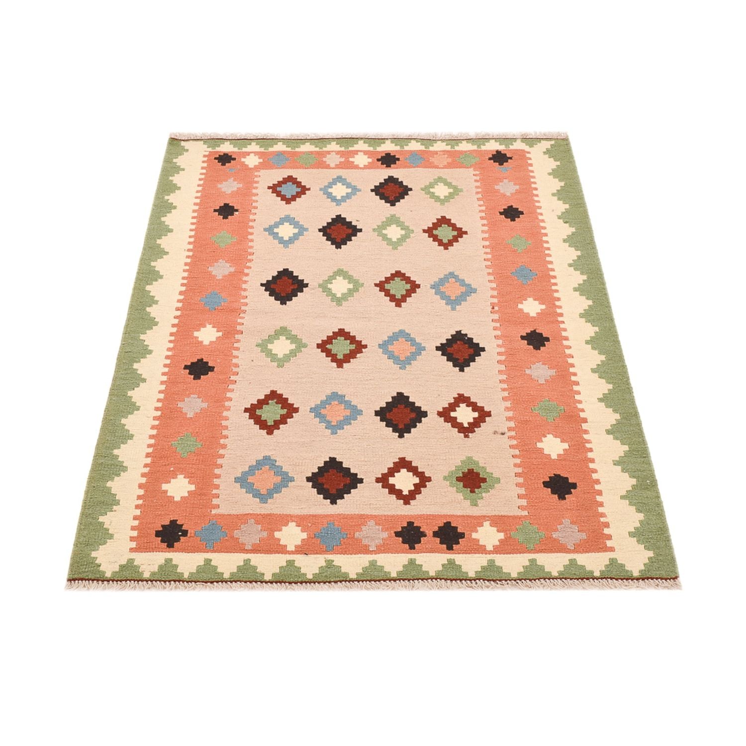 Kelim-tæppe - orientalsk - 150 x 102 cm - flerfarvet