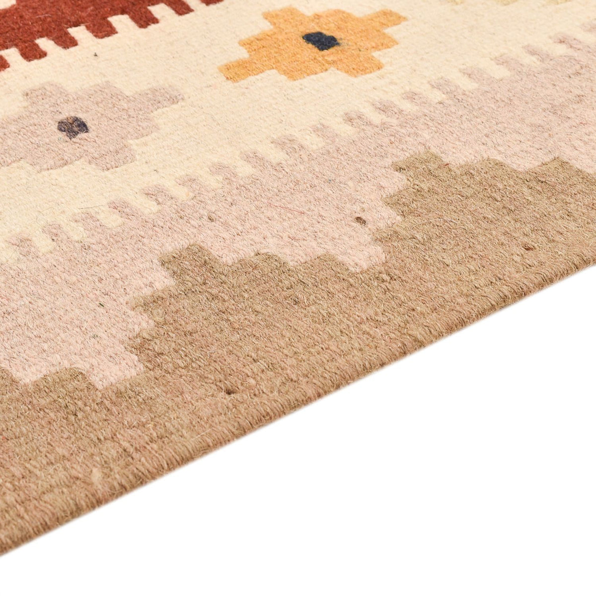 Kelim-tæppe - orientalsk - 150 x 103 cm - flerfarvet