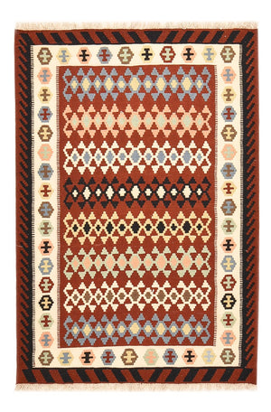 Kelim-tæppe - orientalsk - 148 x 100 cm - flerfarvet