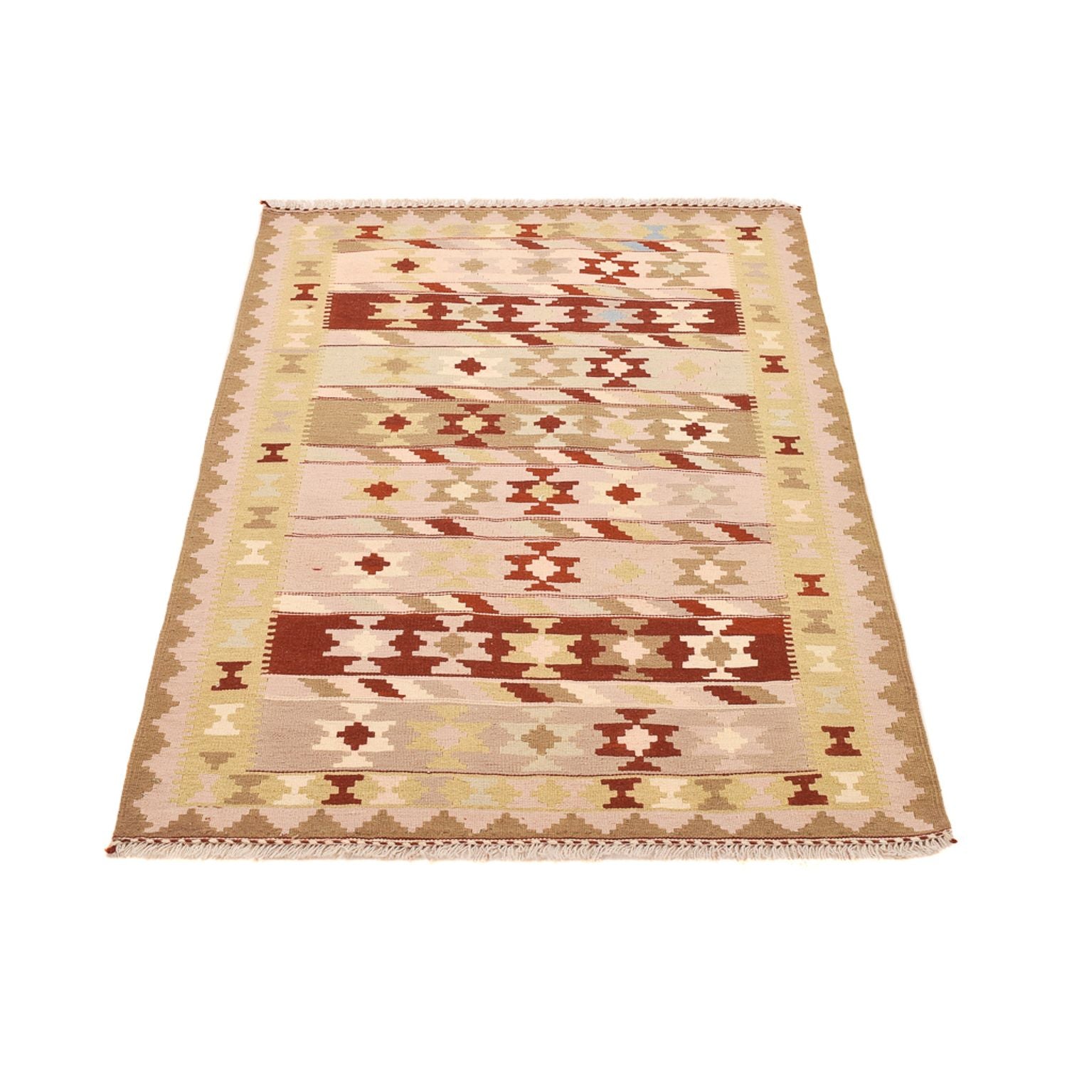 Kelim-tæppe - orientalsk - 150 x 104 cm - flerfarvet