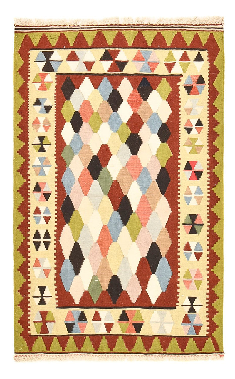 Kelim-tæppe - orientalsk - 157 x 98 cm - flerfarvet