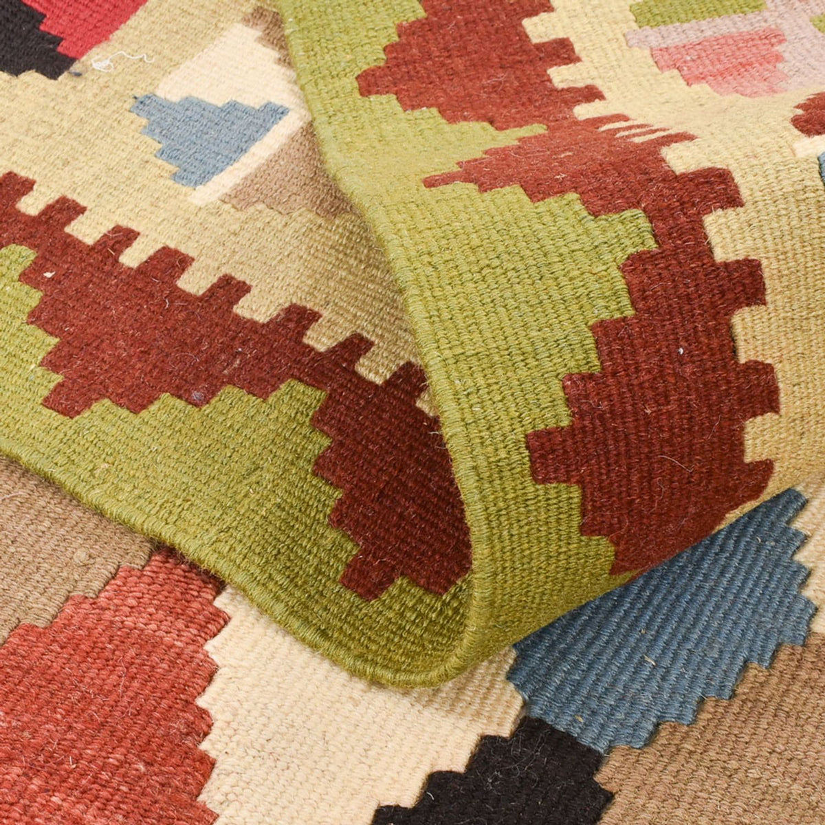 Kelim-tæppe - orientalsk - 157 x 98 cm - flerfarvet