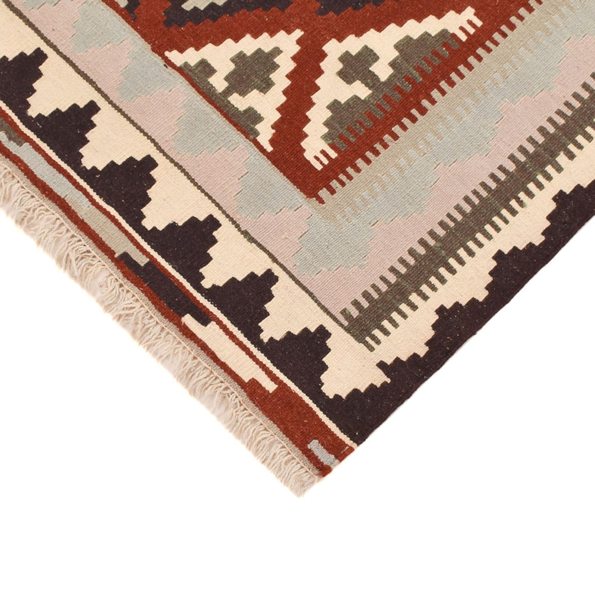 Kelim-tæppe - orientalsk - 155 x 105 cm - flerfarvet