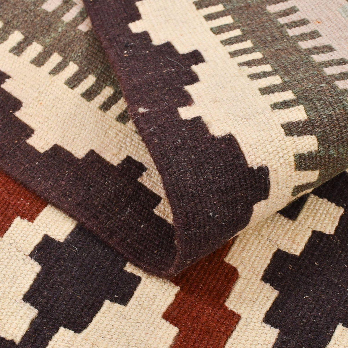 Kelim-tæppe - orientalsk - 155 x 105 cm - flerfarvet