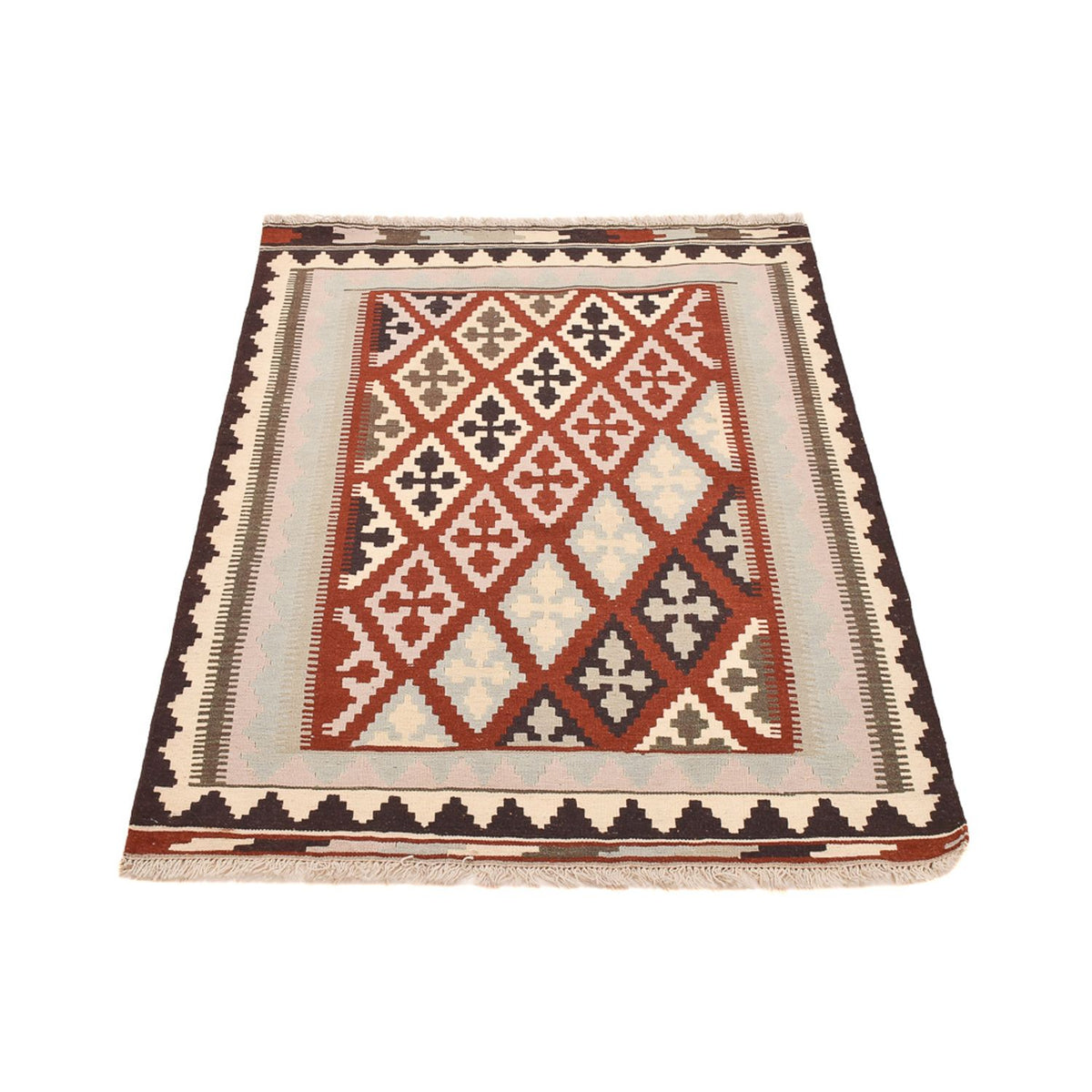 Kelim-tæppe - orientalsk - 155 x 105 cm - flerfarvet