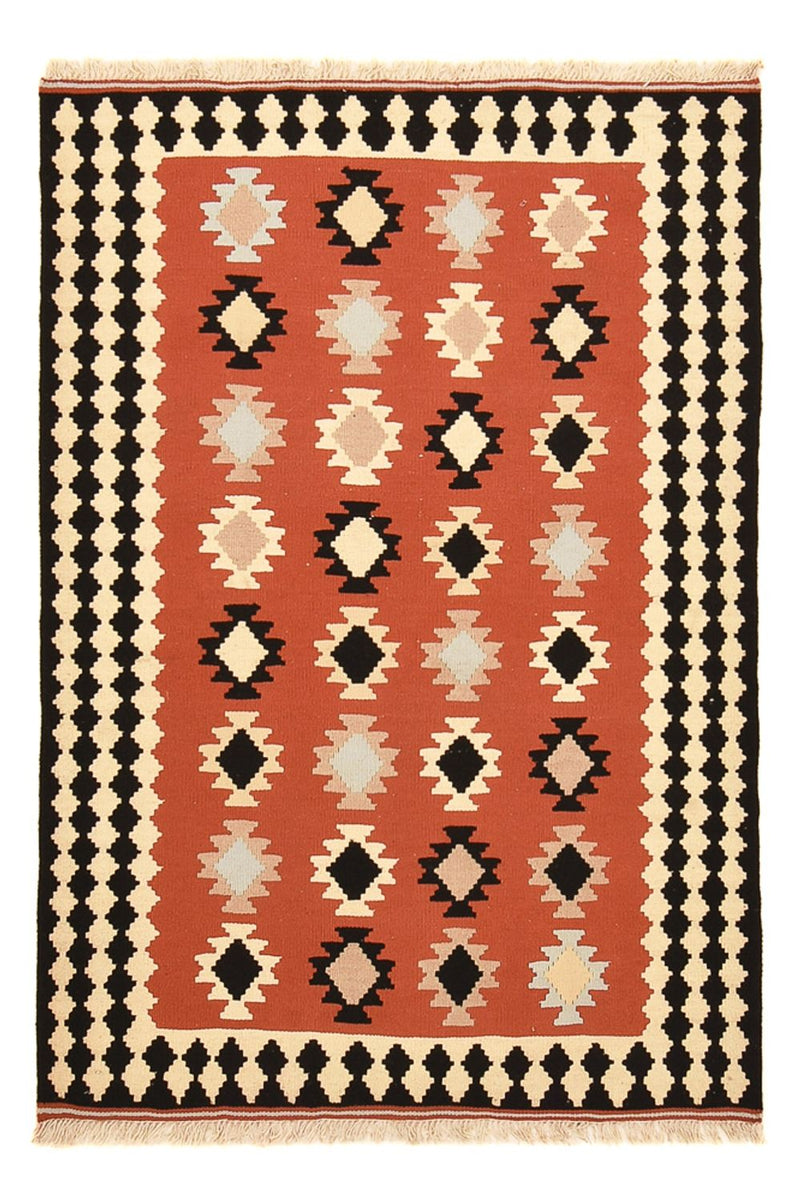 Kelim-tæppe - orientalsk - 147 x 100 cm - flerfarvet