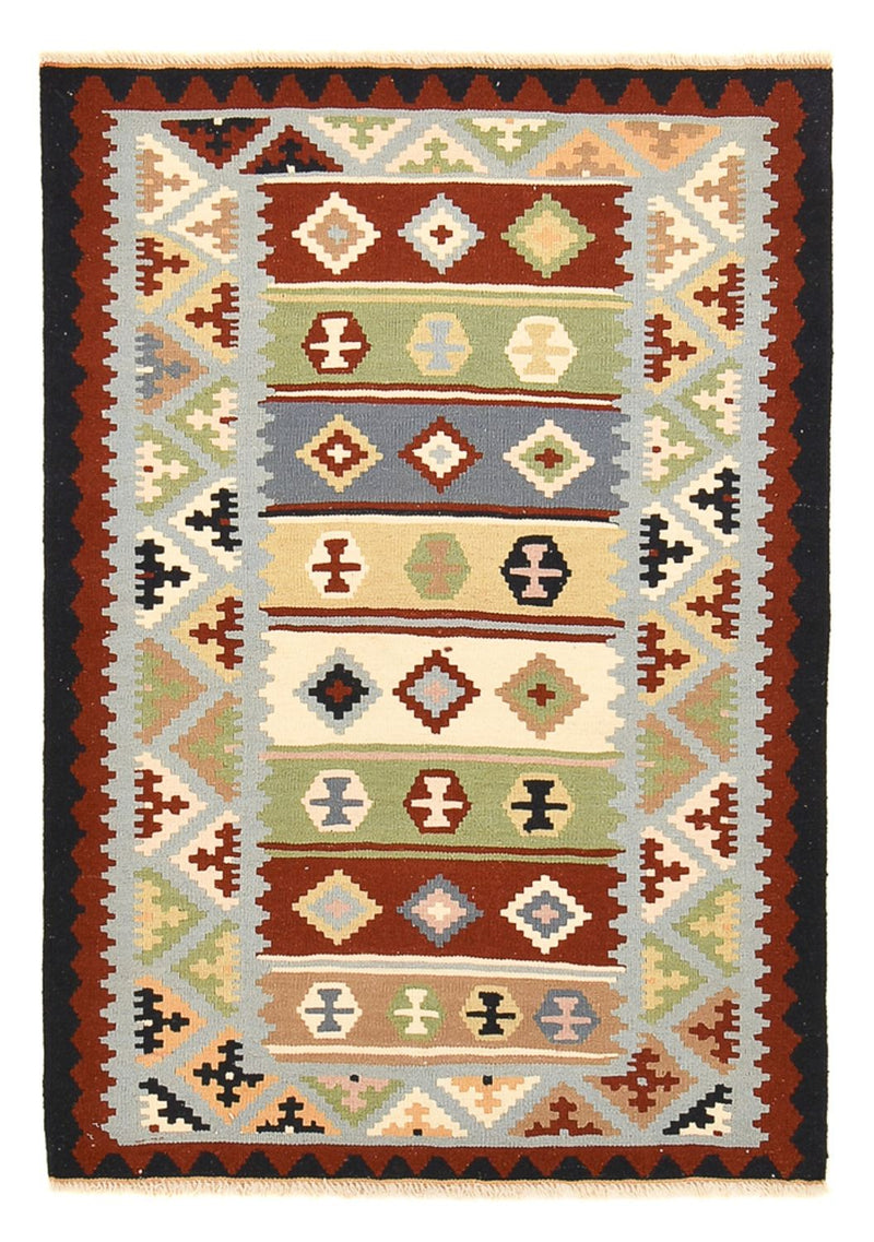 Kelim-tæppe - orientalsk - 146 x 103 cm - flerfarvet
