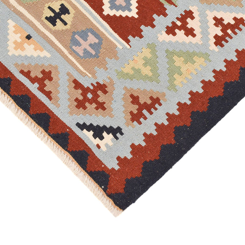 Kelim-tæppe - orientalsk - 146 x 103 cm - flerfarvet