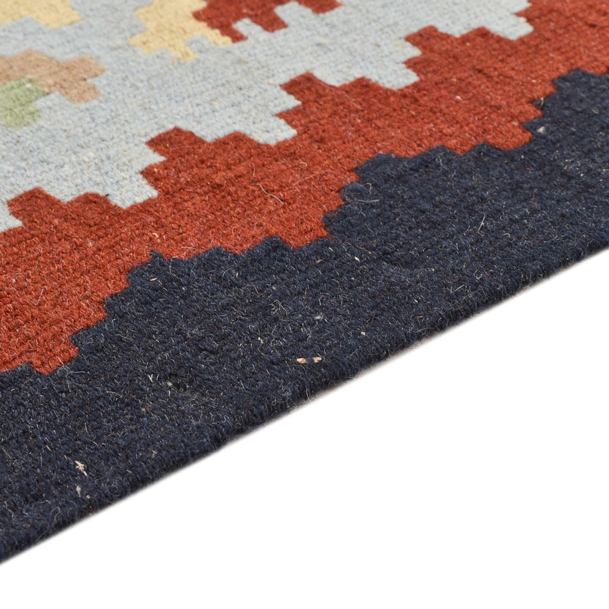 Kelim-tæppe - orientalsk - 146 x 103 cm - flerfarvet