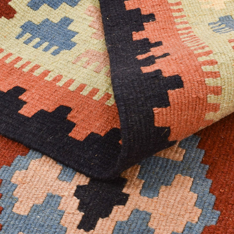 Kelim-tæppe - orientalsk - 149 x 103 cm - flerfarvet