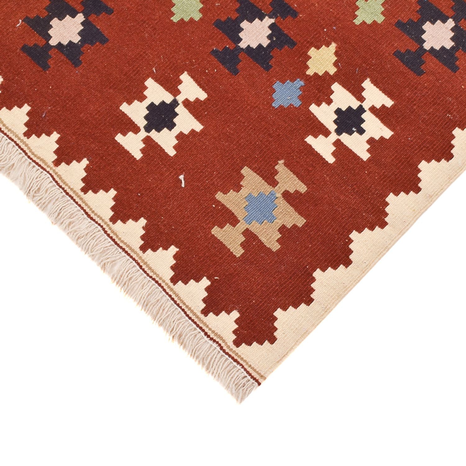 Kelim-tæppe - orientalsk - 153 x 105 cm - flerfarvet