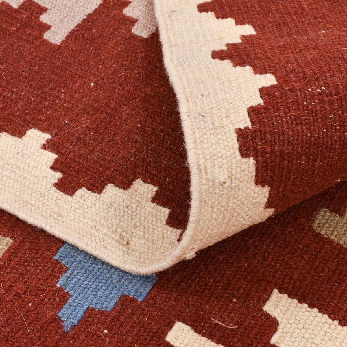 Kelim-tæppe - orientalsk - 153 x 105 cm - flerfarvet