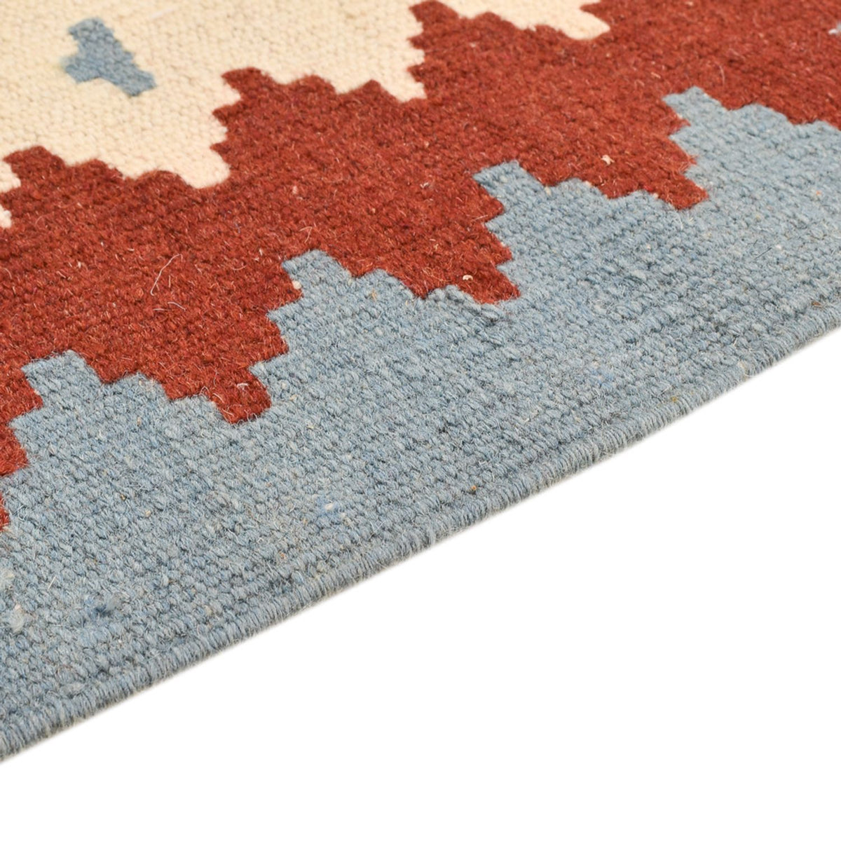 Kelim-tæppe - orientalsk - 140 x 97 cm - flerfarvet