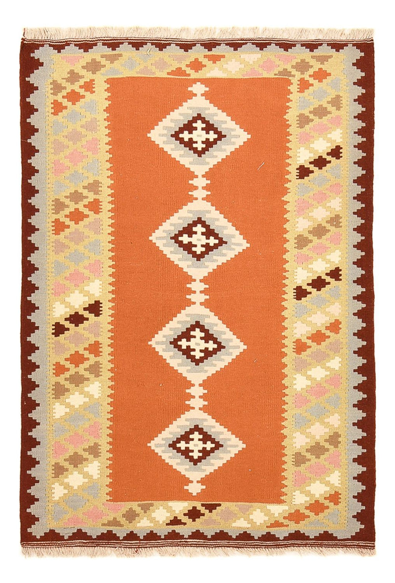 Kelim-tæppe - orientalsk - 148 x 100 cm - flerfarvet