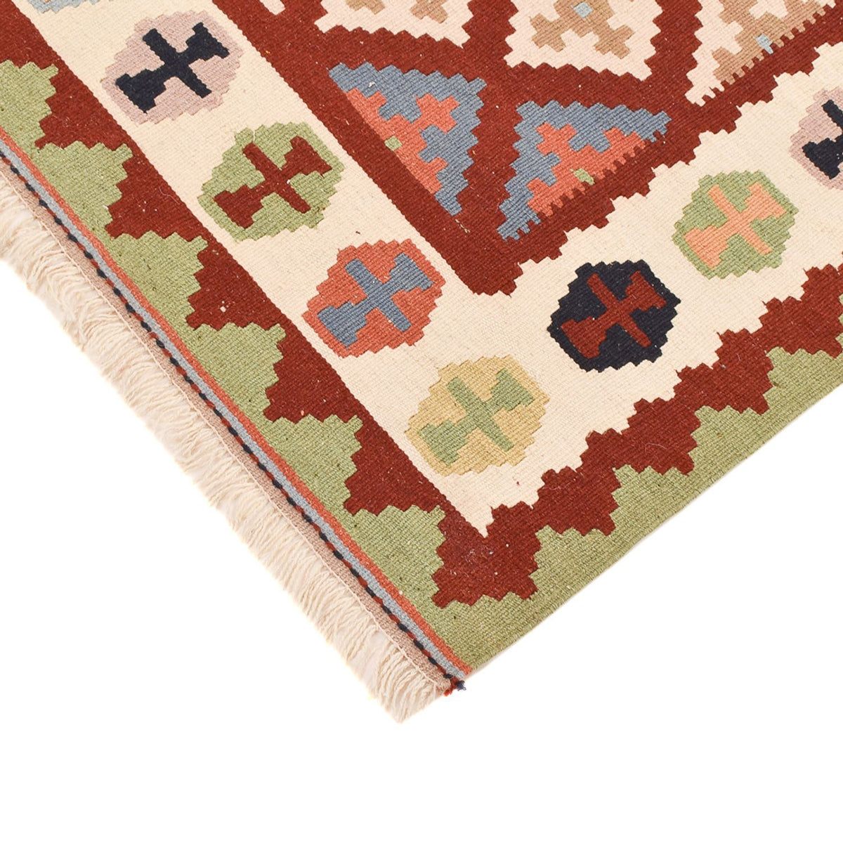 Kelim-tæppe - orientalsk - 148 x 105 cm - flerfarvet