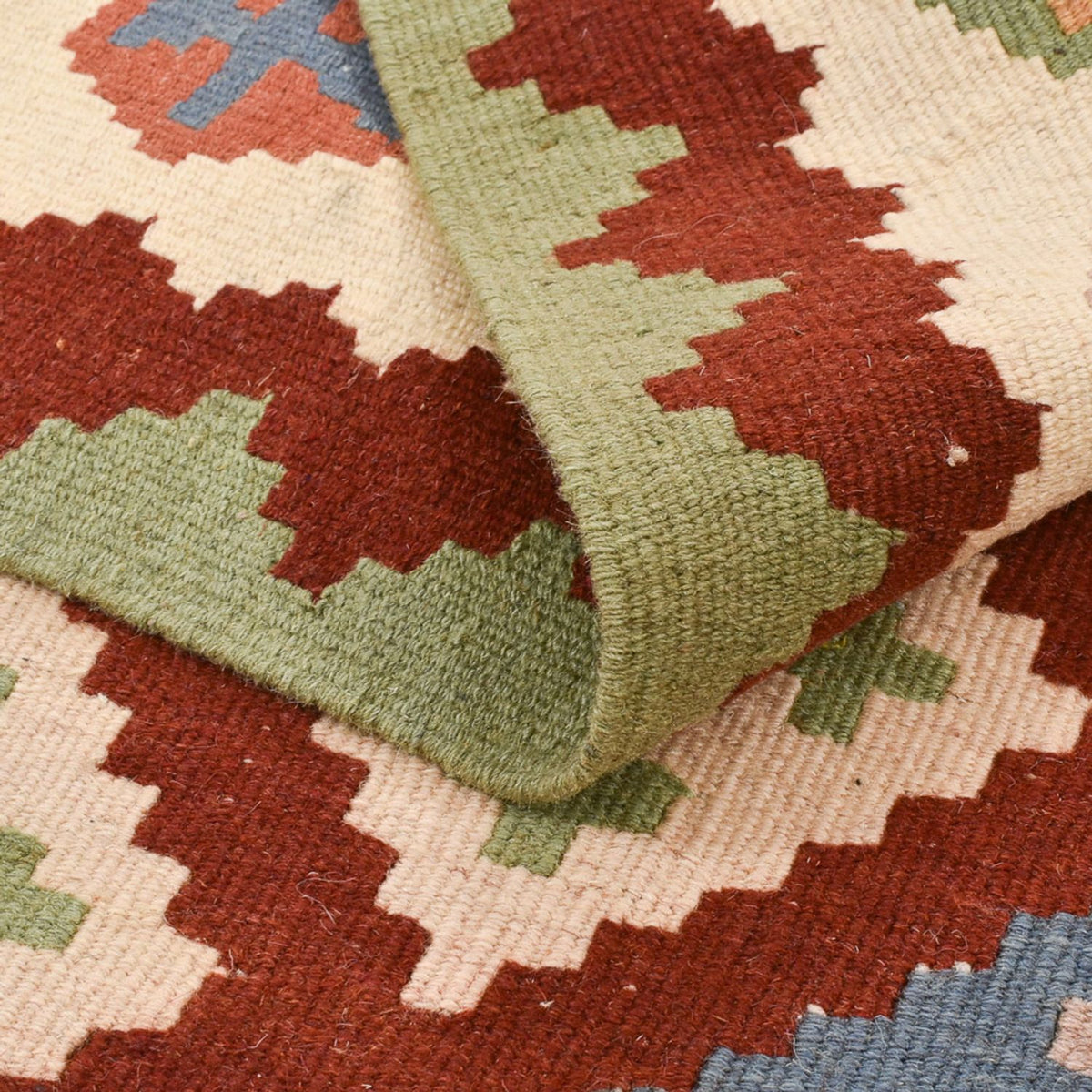 Kelim-tæppe - orientalsk - 148 x 105 cm - flerfarvet