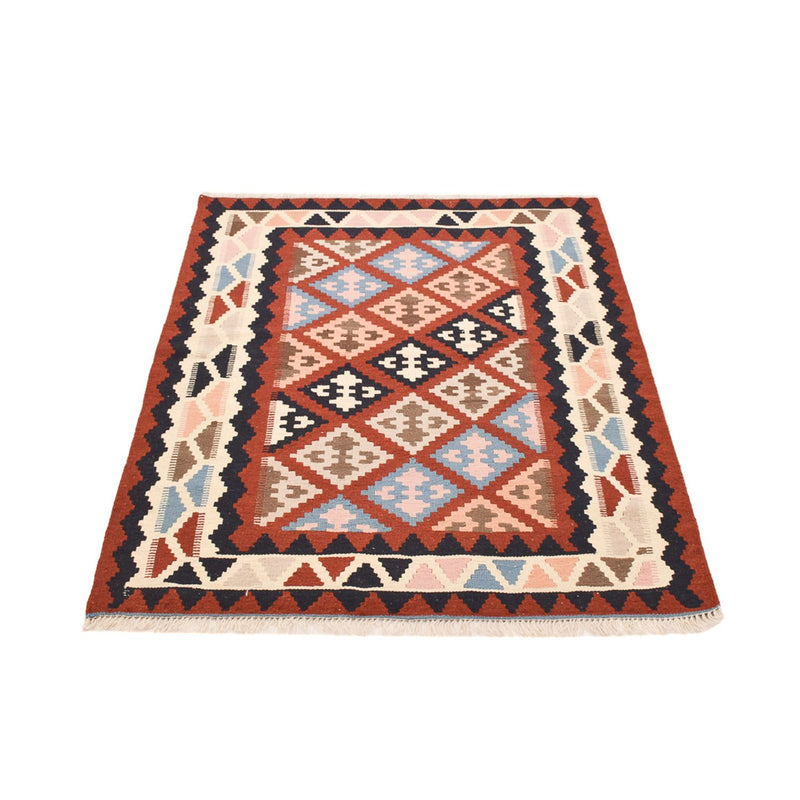 Kelim-tæppe - orientalsk - 144 x 107 cm - flerfarvet