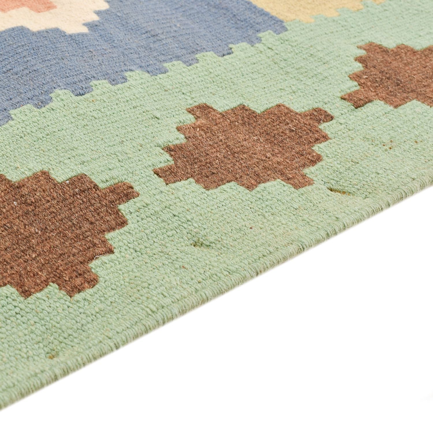 Kelim-tæppe - orientalsk - 156 x 109 cm - flerfarvet