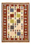 Kelim-tæppe - orientalsk - 146 x 102 cm - flerfarvet