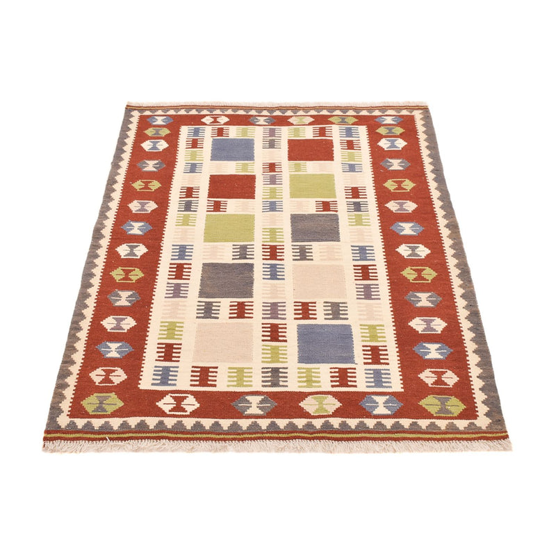 Kelim-tæppe - orientalsk - 146 x 102 cm - flerfarvet