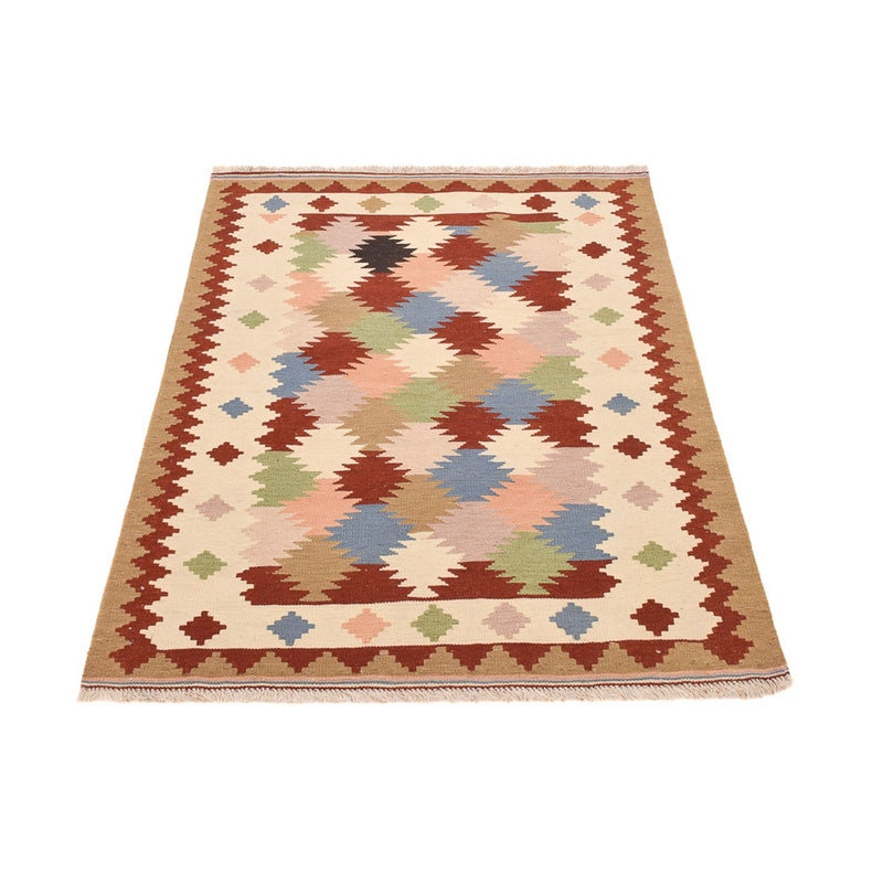 Kelim-tæppe - orientalsk - 145 x 106 cm - flerfarvet