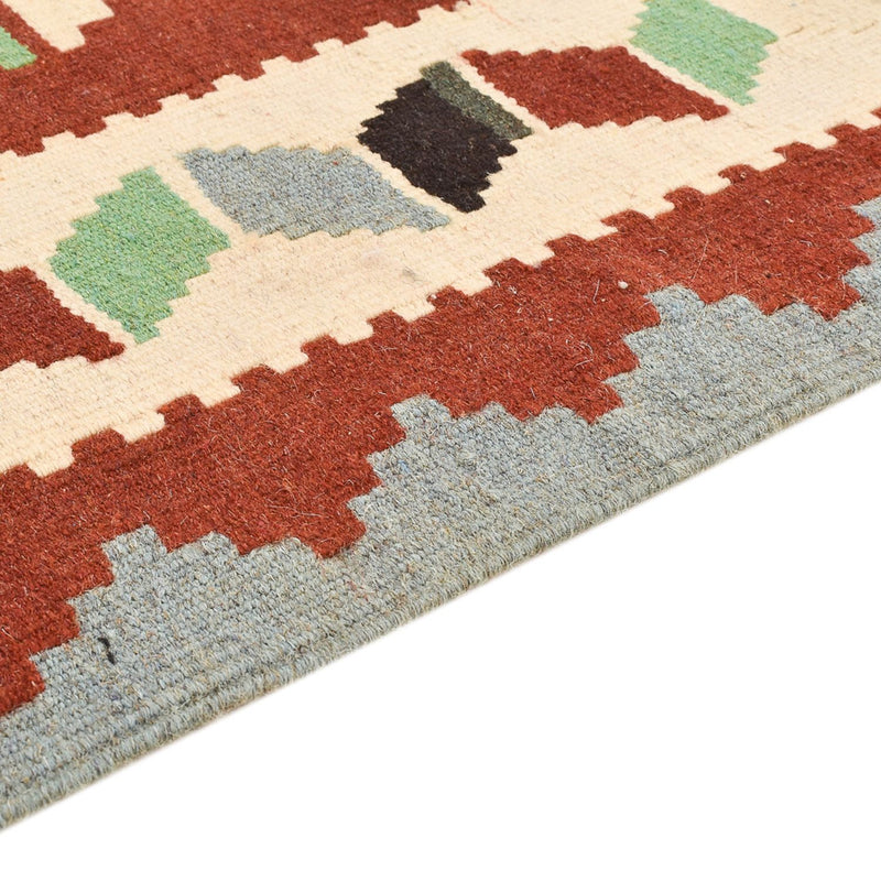 Kelim-tæppe - orientalsk - 145 x 102 cm - flerfarvet