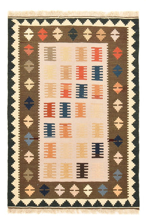 Kelim-tæppe - orientalsk - 147 x 97 cm - flerfarvet