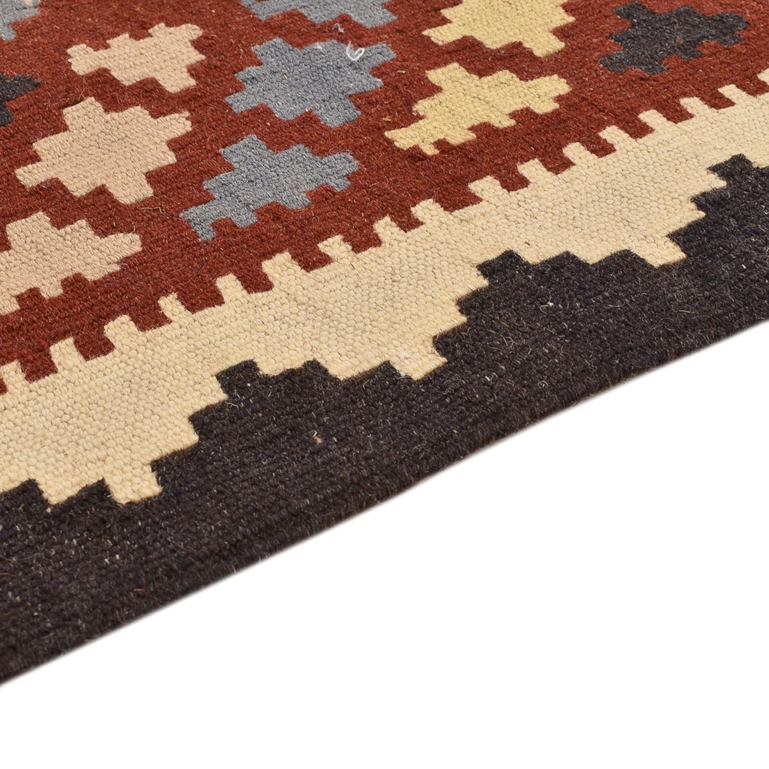 Kelim-tæppe - orientalsk - 146 x 102 cm - flerfarvet