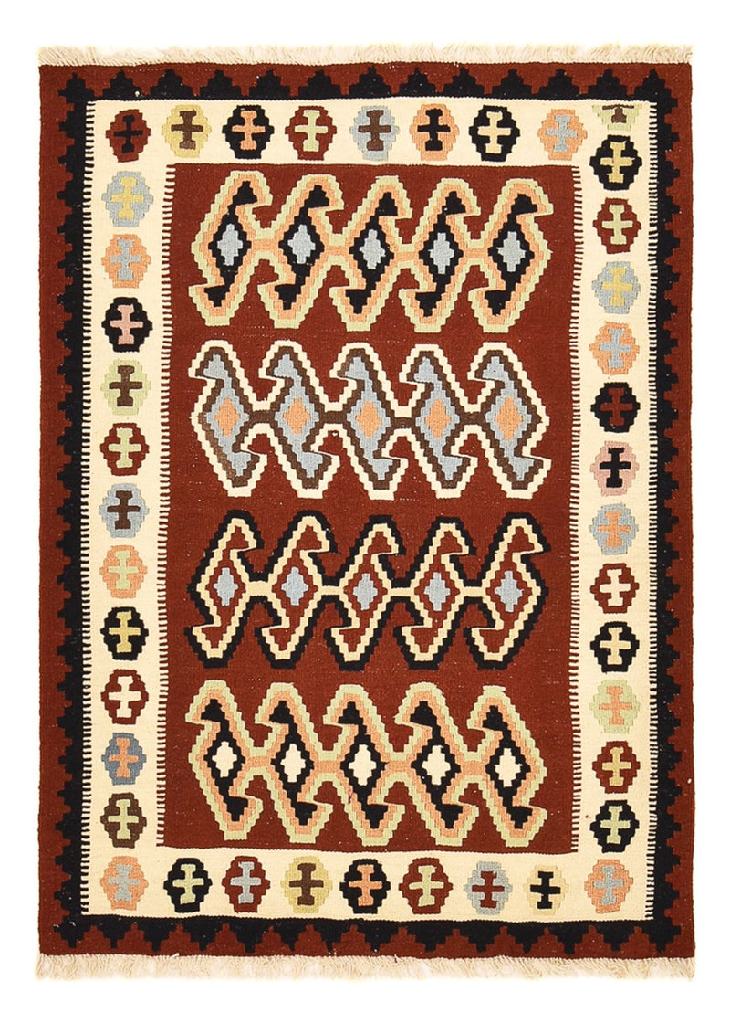 Kelim-tæppe - orientalsk - 150 x 105 cm - flerfarvet