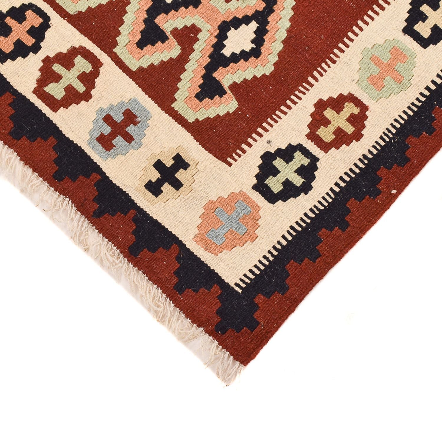 Kelim-tæppe - orientalsk - 150 x 105 cm - flerfarvet