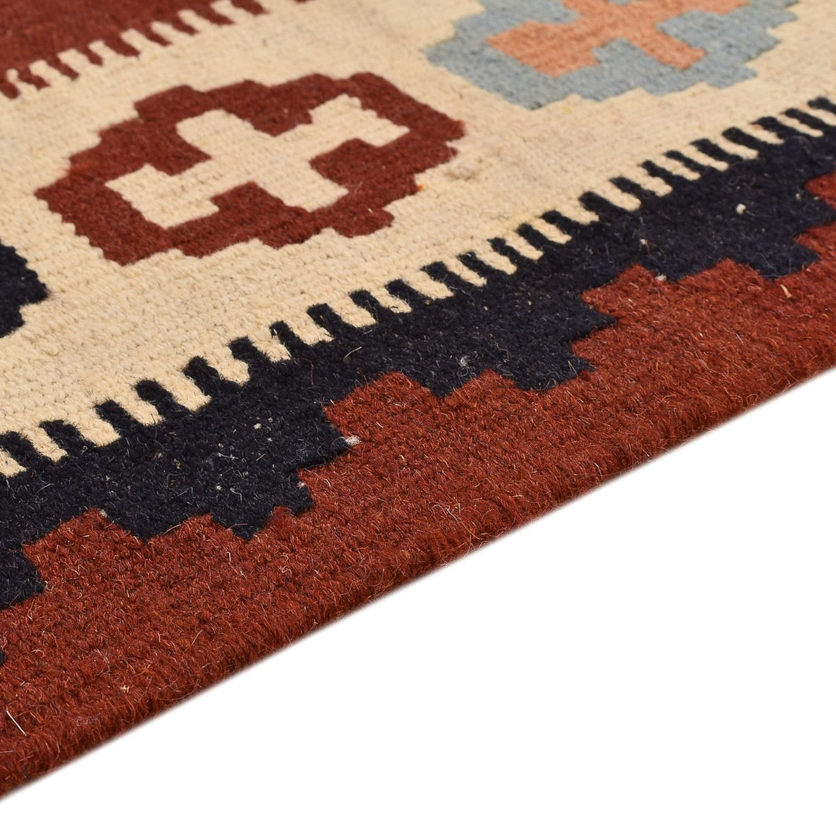 Kelim-tæppe - orientalsk - 150 x 105 cm - flerfarvet