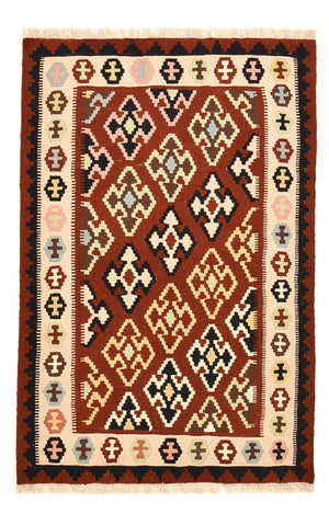 Kelim-tæppe - orientalsk - 150 x 102 cm - flerfarvet