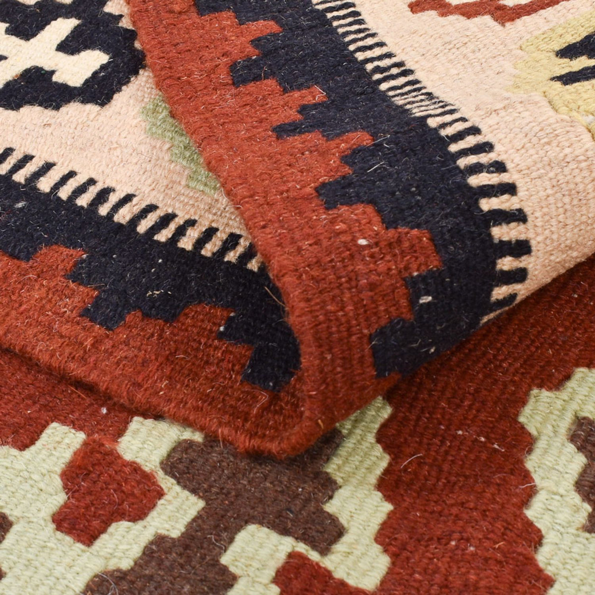 Kelim-tæppe - orientalsk - 150 x 102 cm - flerfarvet