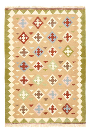 Kelim-tæppe - orientalsk - 152 x 104 cm - flerfarvet