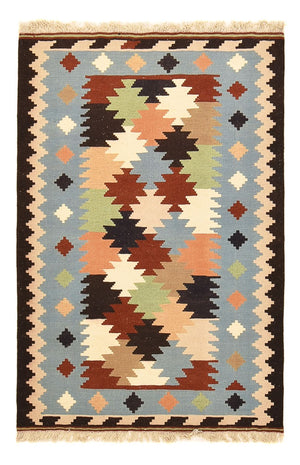 Kelim-tæppe - orientalsk - 147 x 97 cm - flerfarvet