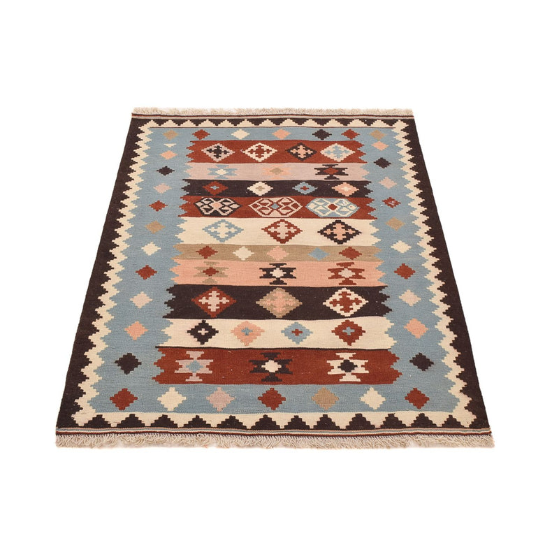 Kelim-tæppe - orientalsk - 142 x 103 cm - flerfarvet