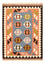 Kelim-tæppe - orientalsk - 150 x 107 cm - flerfarvet